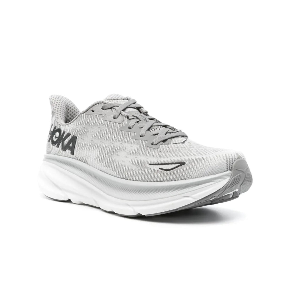 Hoka Clifton 9 ribbed sneakers - high-performance athletic footwear with advanced cushioning