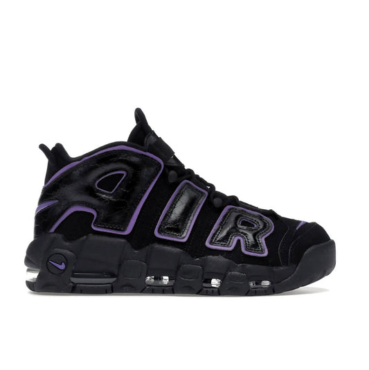 Nike Uptempo Black Purple - high-performance athletic footwear in Black with advanced cushioning