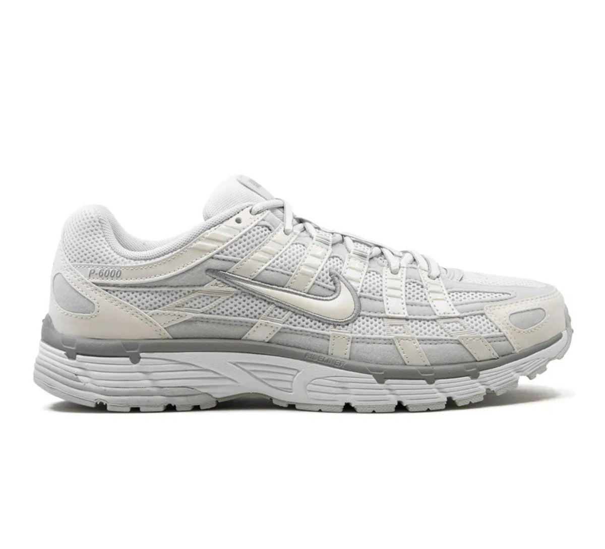 Nike P6000 White Grey - high-performance athletic footwear in White with advanced cushioning