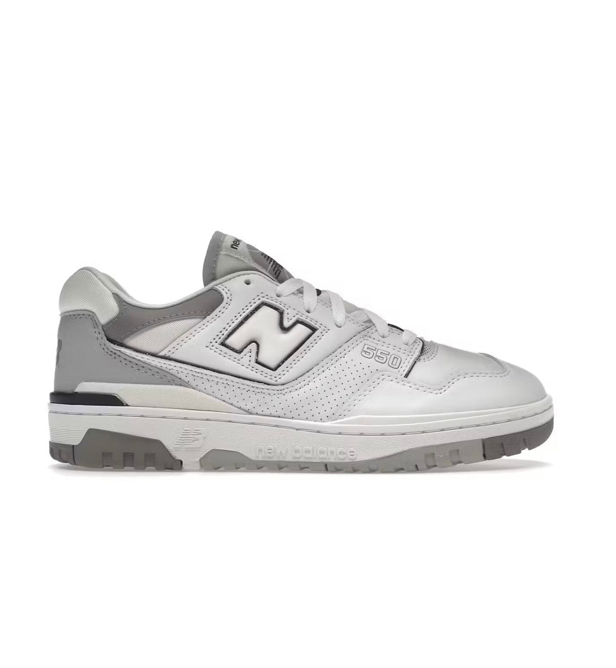 New Balance 550 white grey - high-performance athletic footwear in White with advanced cushioning