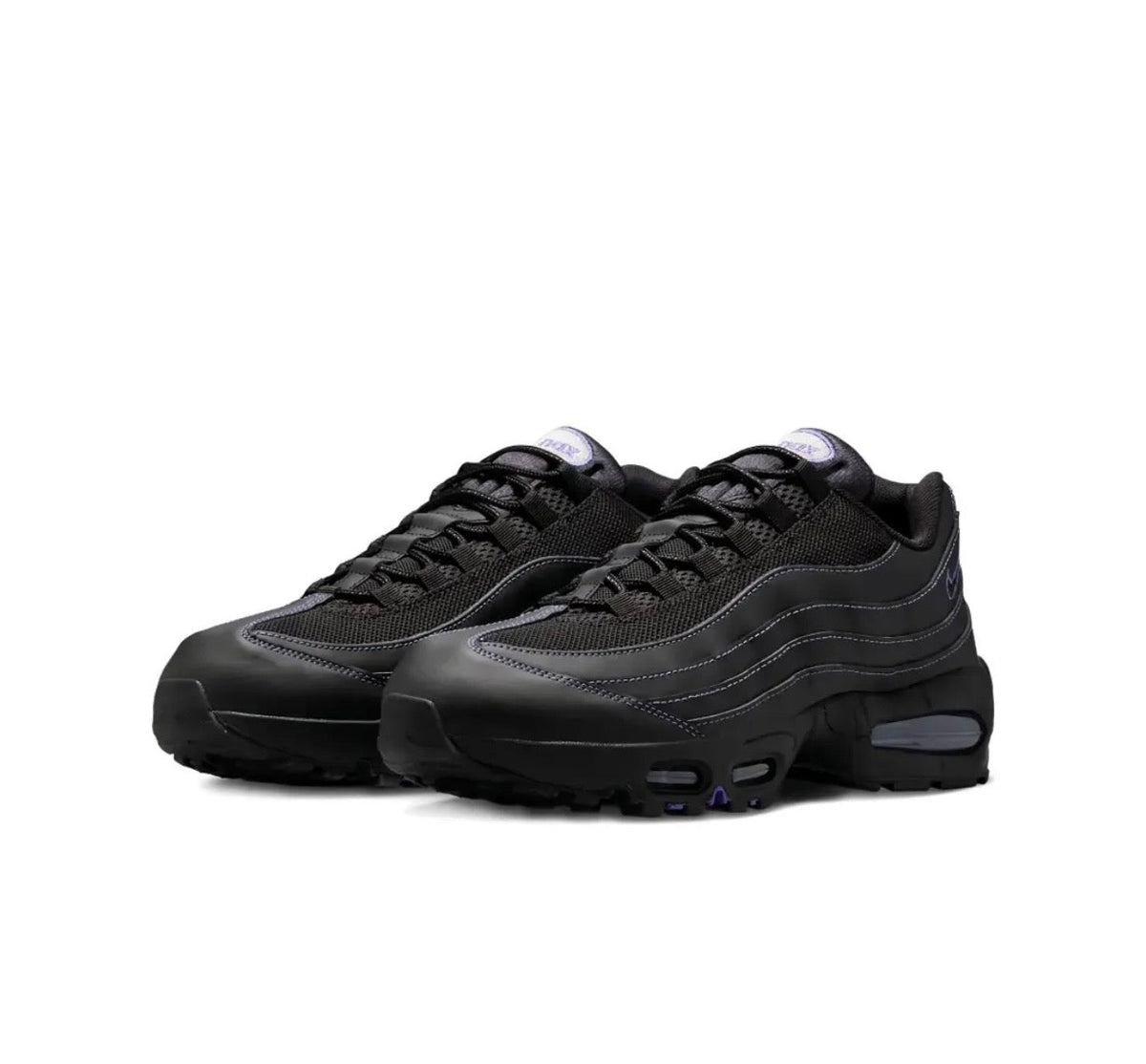 Nike air Vapormax 95?black purple - high-performance athletic footwear in Black with advanced cushioning