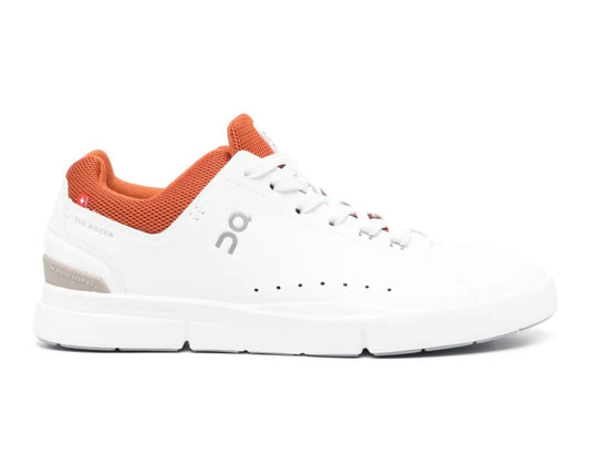On The Roger White Orange - high-performance athletic footwear in White with advanced cushioning