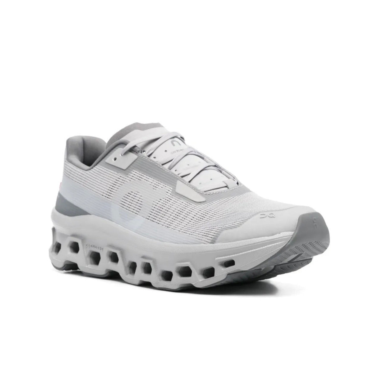 On Cloudmonster grey - high-performance athletic footwear in Grey with advanced cushioning